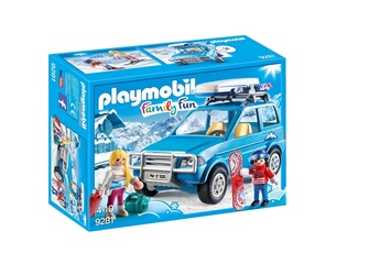 Circuit voitures PLAYMOBIL Playmobil-4x4 avec coffre de toit, 9281