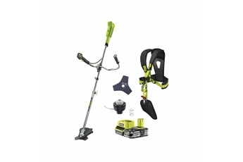 Coupe-bordure Ryobi Pack ryobi débroussailleuse 18v oneplus obc1820b - 1 batterie 2.5ah - 1 chargeur rapide rc18120-125