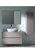 Pegane Ensemble de salle de bain avec vasque à poser + miroir + colonne - Longueur 60 x Profondeur 46 x Hauteur 56 cm - photo 1