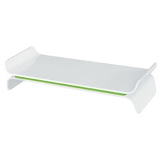 Support d'écran d'ordinateur réglable Ergo WOW Vert et blanc