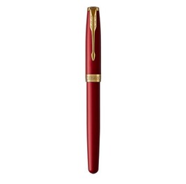 Stylo Roller Line D Atelier laqué sunburst et Rouge Stylo Roller Line D Atelier laqué sunburst et Rouge
