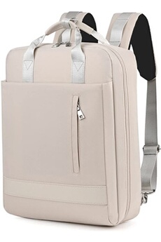 sac à dos pour ordinateur portable non renseigné sac à dos cartable pour apple macbook pro 15 / 16 pouces beige tissu oxford elegance - sacoche elegant pour femme sacoche porte document chic -