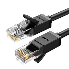 Câble Ethernet LAN UTP Cat 6 - Noir - 3m - pour