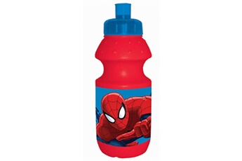 Gourde et poche à eau Guizmax Gourde spiderman 350 ml plastique rouge réutilisable enfant