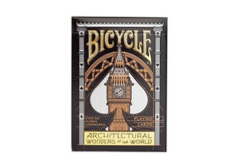 Autres jeux créatifs Bicycle Jeu de cartes bicycle ultimates architectural wonders of the world