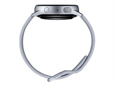 Galaxy Watch Active 2 - 40 mm - nuage argent aluminium - montre intelligente avec bande - fluoroélastomère - nuage d'argent - affichage 1.2" - 4 Go -