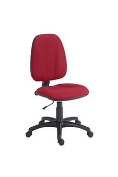 fauteuil de bureau nowy styl siège de bureau tissu prestige/jupiter avec roulettes autofreinées - bordeaux -