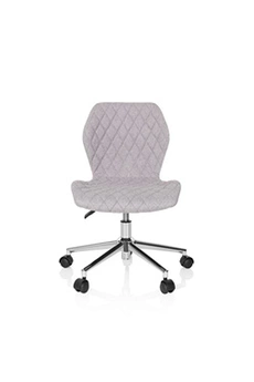 fauteuil de bureau hjh office chaise de bureau / chaise d'enfant pour enfants joy ii tissu gris clair