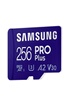 Samsung PRO Plus - Carte mémoire flash (adaptateur microSDXC vers SD inclus(e)) - 256 Go - A2 / Video Class V30 / UHS-I U3 / Class10 - microSDXC UHS-I - bleu photo 3