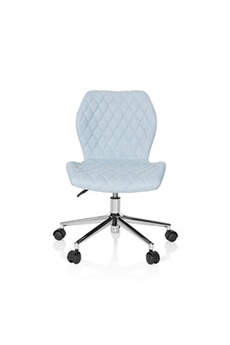 fauteuil de bureau hjh office chaise de bureau / chaise d'enfant pour enfants joy ii tissu bleu clair