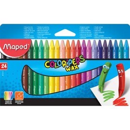 LAPICES CERA MANLEY CAJA DE 24 UNIDADES COLORES SURTIDOS LAPICES CERA MANLEY CAJA DE 24 UNIDADES COLORES SURTIDOS