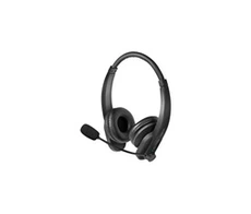 Ecouteurs LOGILINK BT0060 ordinateur Micro-casque supra-auriculaire Bluetooth Stereo noir
