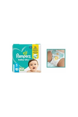 Transpalette Pampers Couches baby-dry taille 7 Extra Large, 15+ kg