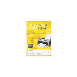 TOP STICK Étiquettes Universelles 105×74 Mm – 8000 Étiquettes Blanches A4, Laser & Jet D’Encre, Adhésif Permanent