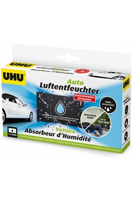 Déshumidificateur Uhu Absorbeur d'humidité pour voiture, 300 g