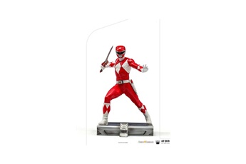 Figurine pour enfant Iron Studios Power rangers - statuette 1/10 bds art scale red ranger 17 cm