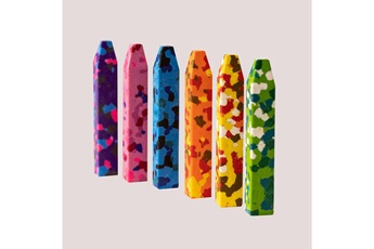 Autres jeux d'éveil Sklum Sklum crayons gras (6 unités) konfeti kids multicolore fresh cire