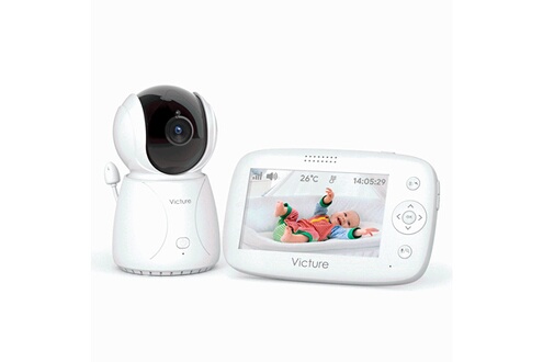 Ecoute bébé Victure Babyphone victure bm45 caméra moniteur bébé 4.3&quot; lcd, vidéo bébé surveillance | Darty