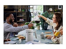 Series 5000 HD5120 Eco Conscious Edition - Cafetière - 15 tasses - soie blanc mate
