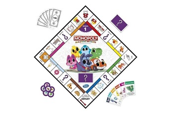 Jeux classiques Monopoly Monopoly - découverte - jeu de plateau pour enfants, des 4 ans, plateau réversible, outils pédagogiques pour jouer en famill