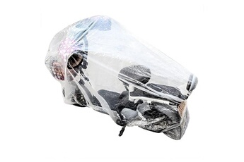 Accessoire siège auto Euro Mega Bâche couverture jetable scooter vélo moto 200*120 cm housse de protection jetable transparent vélo scooter protecteur toute saison