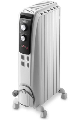 Radiateur bain d'huile Delonghi radiateur bain d'huile avec thermostat réglable 1500 W Blanc