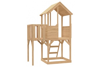 Maisons de jardin Tp Toys Cabane enfant sur pilotis bac à sable et balcon tower
