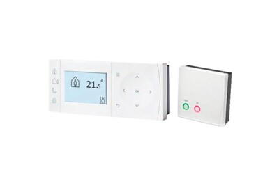 Thermostat et programmateur de chauffage Danfoss Thermostat digital programmable hebdo tpone- rf + rx1-s radio avec récepteur