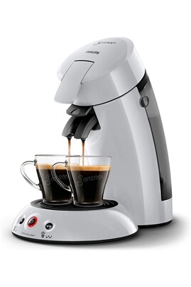 Cafetière filtre Philips Machine à café à dosettes de 0,75L 1450W gris  clair
