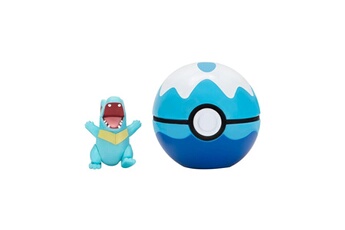 Figurine pour enfant Jazwares Pokémon - clip'n'go poké ball kaiminus & scuba ball