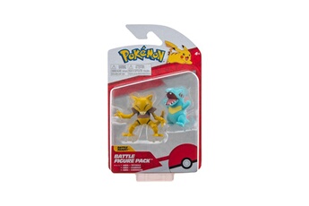 Figurine pour enfant Jazwares Pokémon - pack 2 figurines battle kaiminus & abra 5 cm