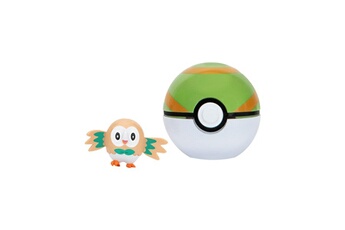 Figurine pour enfant Jazwares Pokémon - clip'n'go poké ball brindibou & faiblo ball