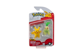 Figurine pour enfant Jazwares Pokémon - figurines battle germignon & pikachu 9 5 cm