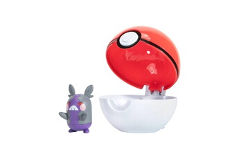 Figurine pour enfant Jazwares Pokémon - clip'n'go poké ball morpeko & pokeball