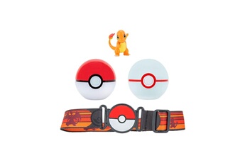 Figurine pour enfant Jazwares Pokémon - clip 'n'go belt poké ball, honor ball & salamèche 1