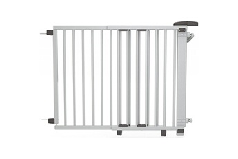 Barrière de lit bébé Geuther Barrière d'escalier pivotante en bois gris clair