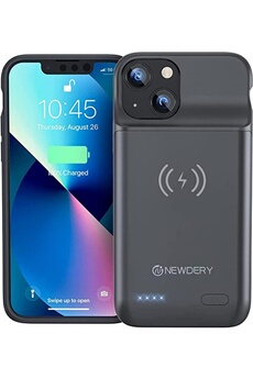 Newdery Accessoire pour téléphone mobile Coque batterie iphone 13 mini&12 mini (4700mah)
