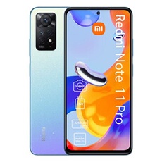 Redmi Note 11 Pro - 4G smartphone - double SIM - RAM 6 Go / Mémoire interne 64 Go - microSD slot - écran OEL - 6.67" - 2400 x 1080 pixels (120 Hz) -