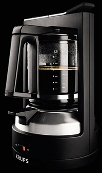 cafetière à pression en inox de 1L pour 8 a 12 tasses noir kM468910