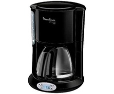 cafetière électrique programmable de 0,6L pour 6 tasses avec écran LCD 1000W noir FG262810 krups