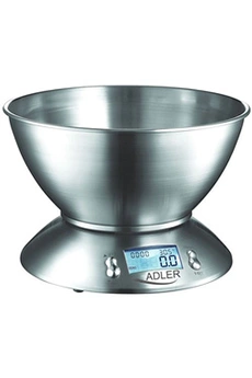 balance de cuisine adler balance de cuisine ad 3134 avec bol 2l, capacité 5kg, précision 1g