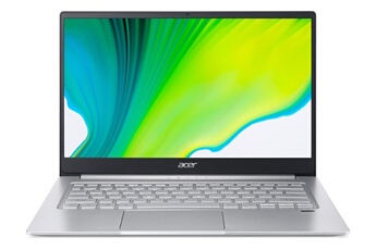PC portable Acer Swift 3 sf314-59-56w5 14 pouces fhd intel core i5-1135g7 8 go 512 go win 10 gris
