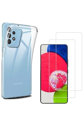 Coque et étui téléphone mobile Phonillico Coque pour Samsung Galaxy A53 5G  et 2 Verres Trempé Film Protection Ecran®