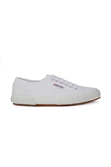 chaussures de basketball superga sneakers cotu white classic blanc pour femmes 36