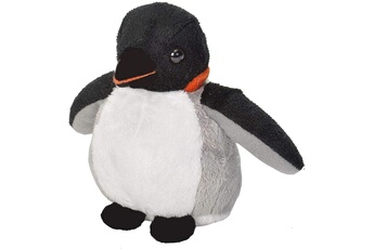 Peluche Wild Republic Peluche ck lil's pingouin de 15 cm blanc noir