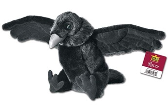 Peluche Wild Republic Peluche corbeau de 30 cm noir