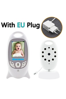 Ecoute bébé Niking Moniteur vidéo sans fil pour bébé 2,0 pouces caméra de sécurité couleur 2 way talk nightvision ir led surveillance de la température avec 8 lullaby