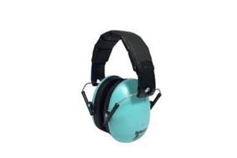 Babyphone Banz Casque anti bruit enfant de couleur bleue turquoise - cache-oreilles bubzee