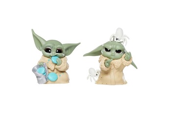 Figurine de collection Hasbro Star wars - the mandalorian - pack de 2 figurines grogu 5