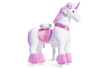 Trotteurs Ponycycle Licorne blanche siege rose ux502